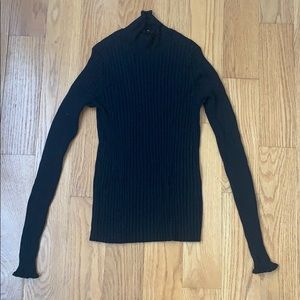 Rebecca Taylor Ribbed Turtleneck Sweater